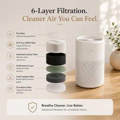 Iviory Air Purifier For Safety