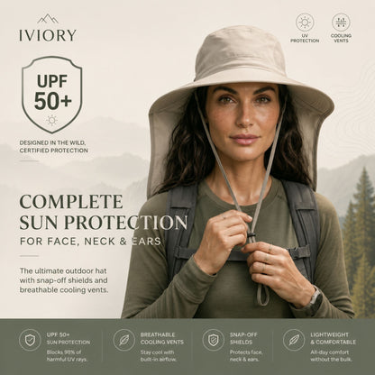 Iviory™ Ultimate 360° Safari Sun Hat