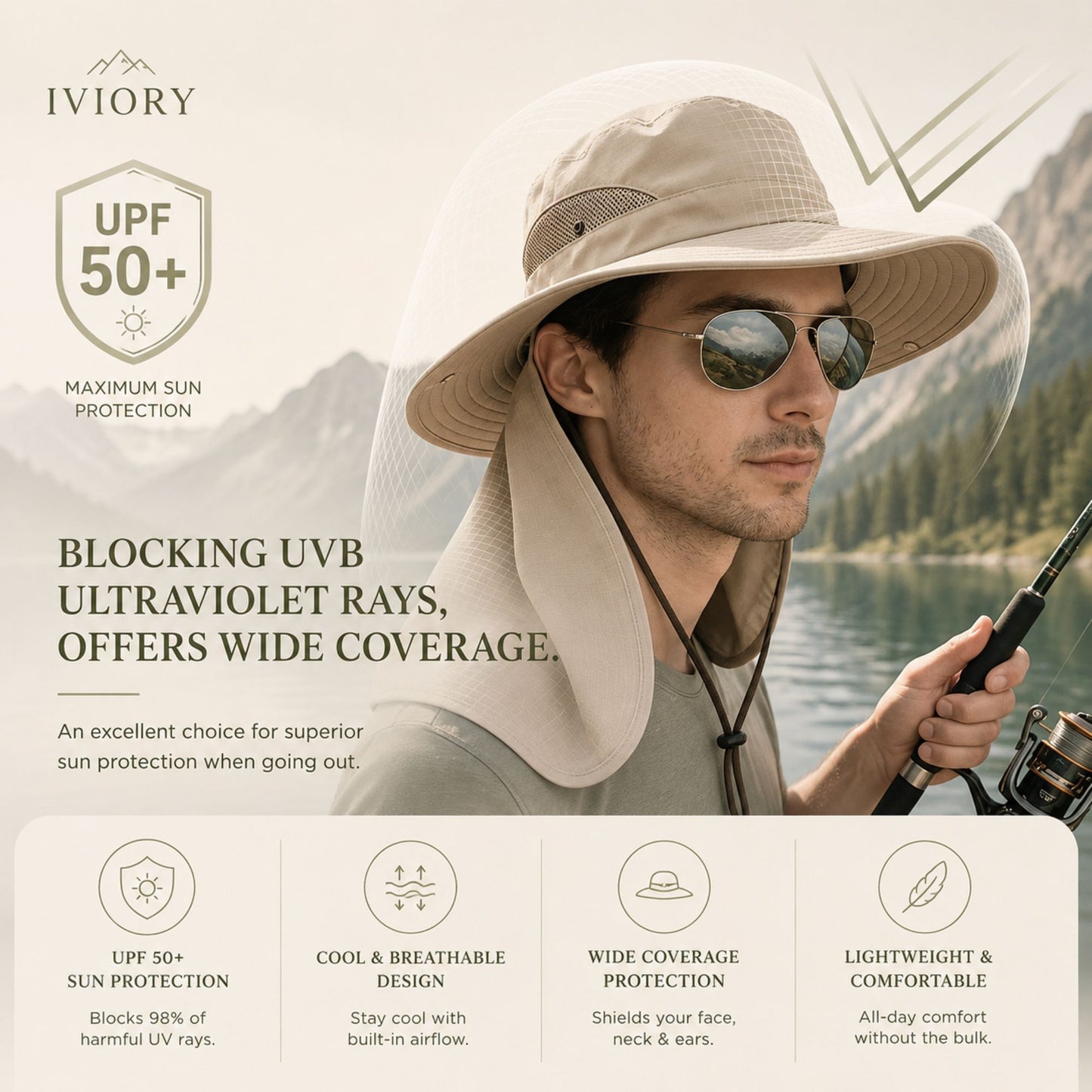 Iviory™ Ultimate 360° Safari Sun Hat