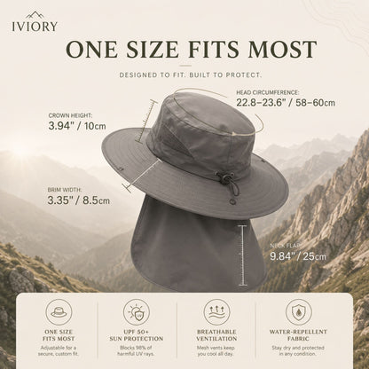 Iviory™ Ultimate 360° Safari Sun Hat