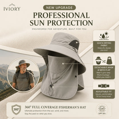 Iviory™ Ultimate 360° Safari Sun Hat