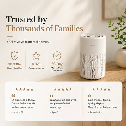 Iviory Air Purifier For Safety