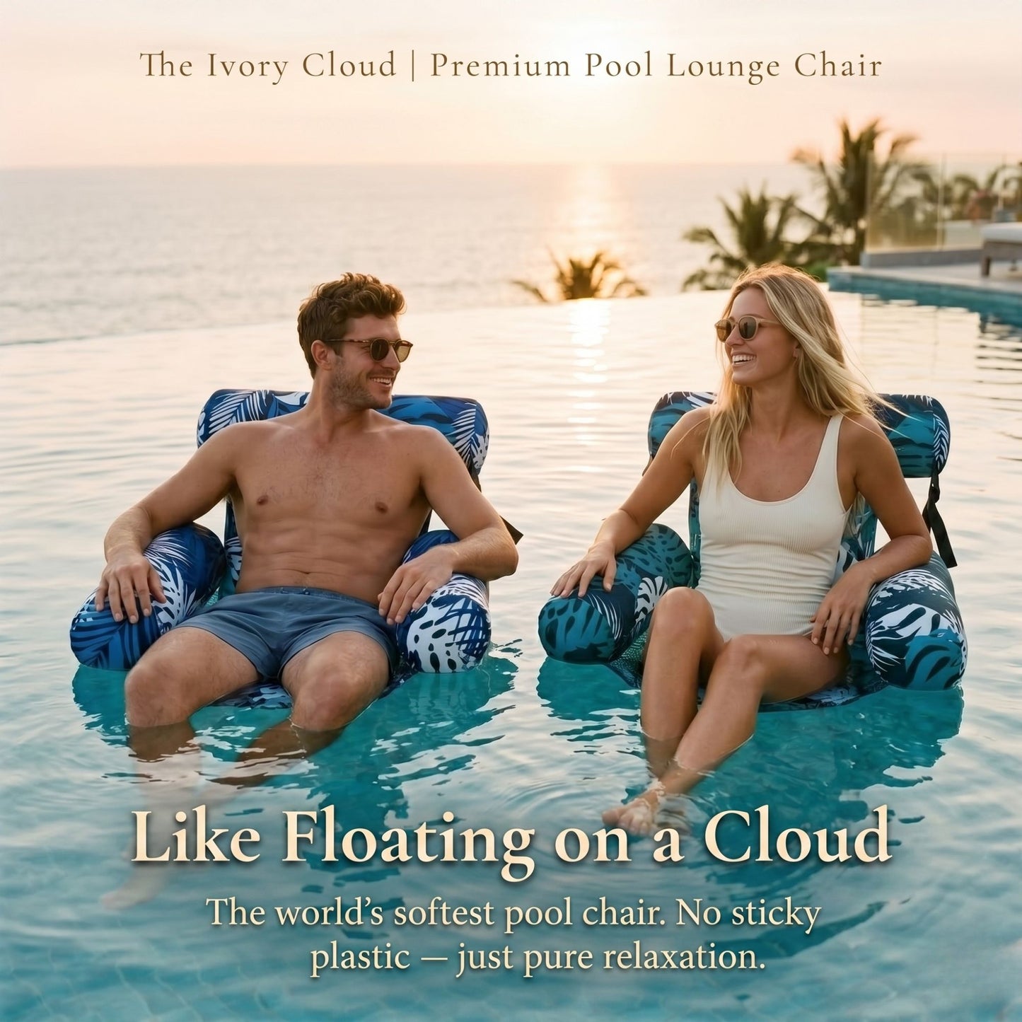 The Iviory Cloud | Premium Pool Lounge Chair