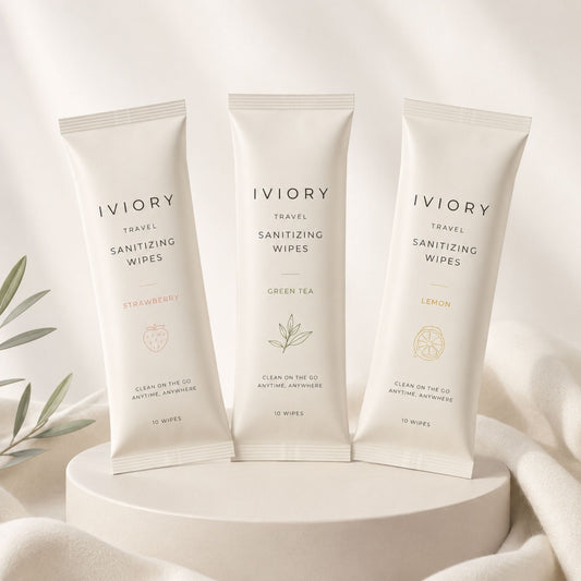 Iviory Travel Sanitizing Wipes