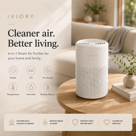 Iviory Air Purifier For Safety