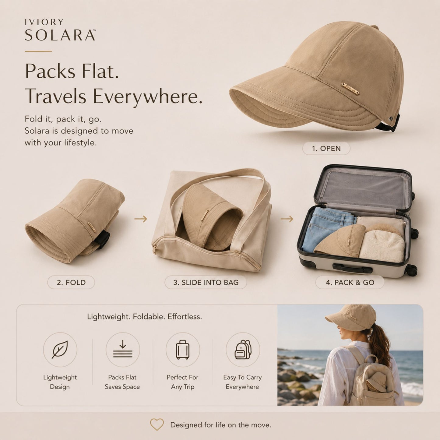Iviory Solara™ | Elegant Sun Protection