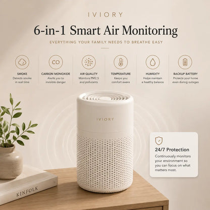 Iviory Air Purifier For Safety