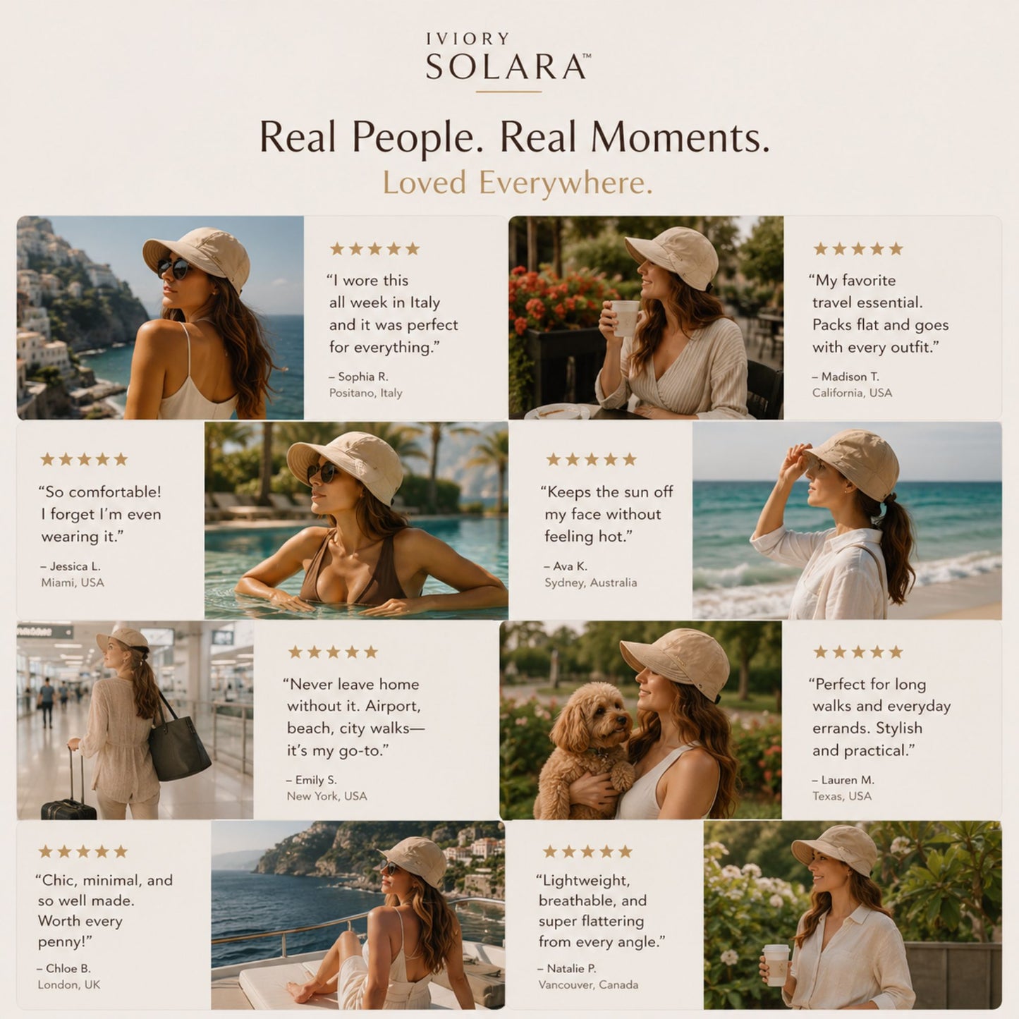 Iviory Solara™ | Elegant Sun Protection