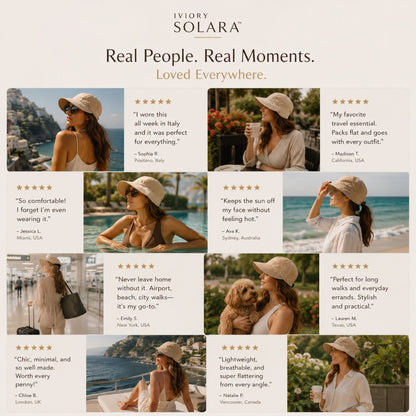 Iviory Solara™ | Elegant Sun Protection